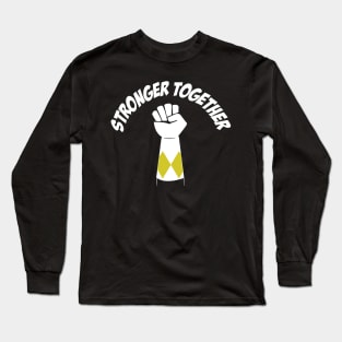 Yellow Power Stronger Together Long Sleeve T-Shirt